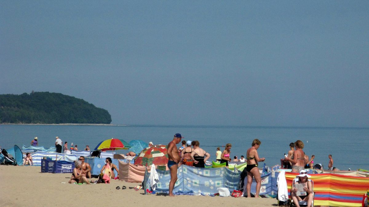 Rekordowa temperatura wody w Bałtyku 