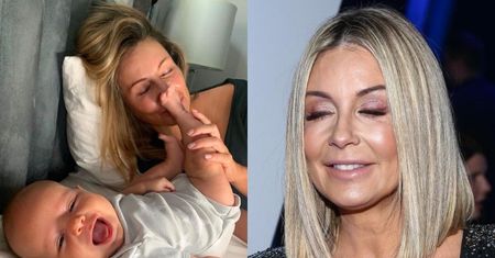 "Naturalna" Małgorzata Rozenek niucha kończyny małego Henia: "Nie ma nic lepszego niż zapach DZIDZIUSIOWYCH STÓPEK" (FOTO)