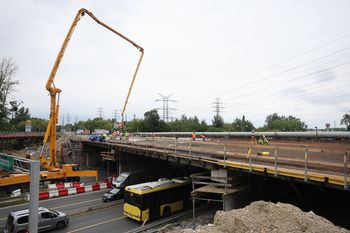 Katowice: Budowa wiaduktów nad S86 na trasie Katowice - Sosnowiec wkracza w kolejny etap. Kolejne zmiany dla kierowców
