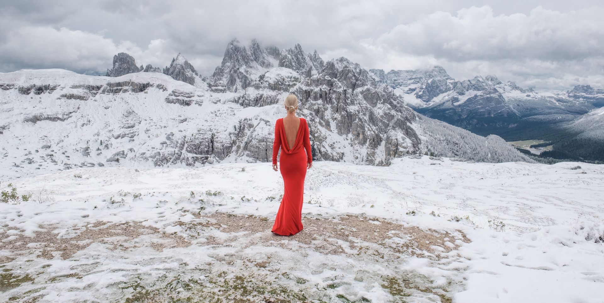Zdjęcie w Dolomitach jest zdaniem Bożeny nieudane