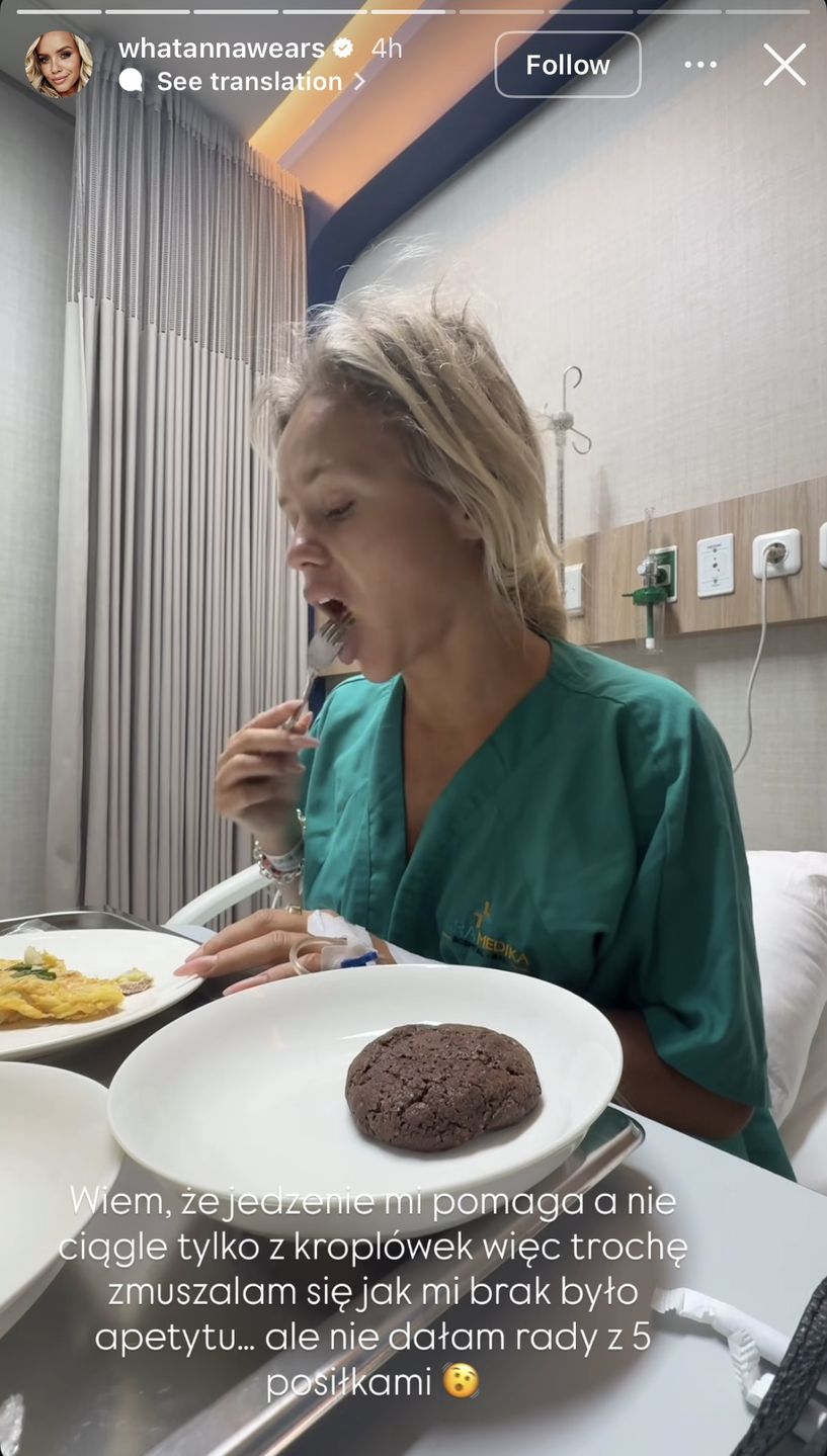 Anna Skura w szpitalu na Bali