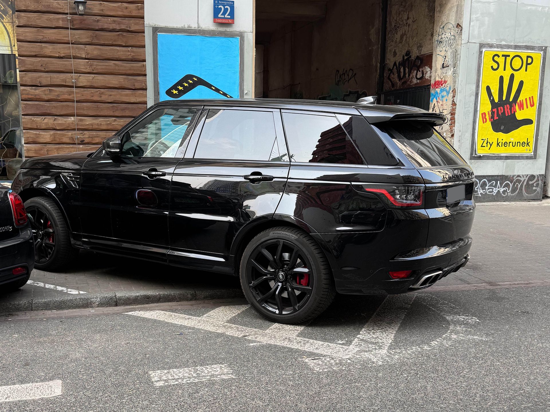 Honorata Skarbek parkuje na zakazie