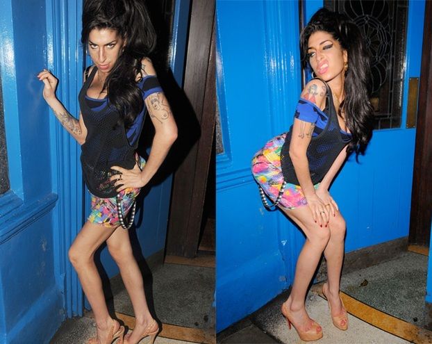 Amy Winehouse "pozuje" do zdjęć