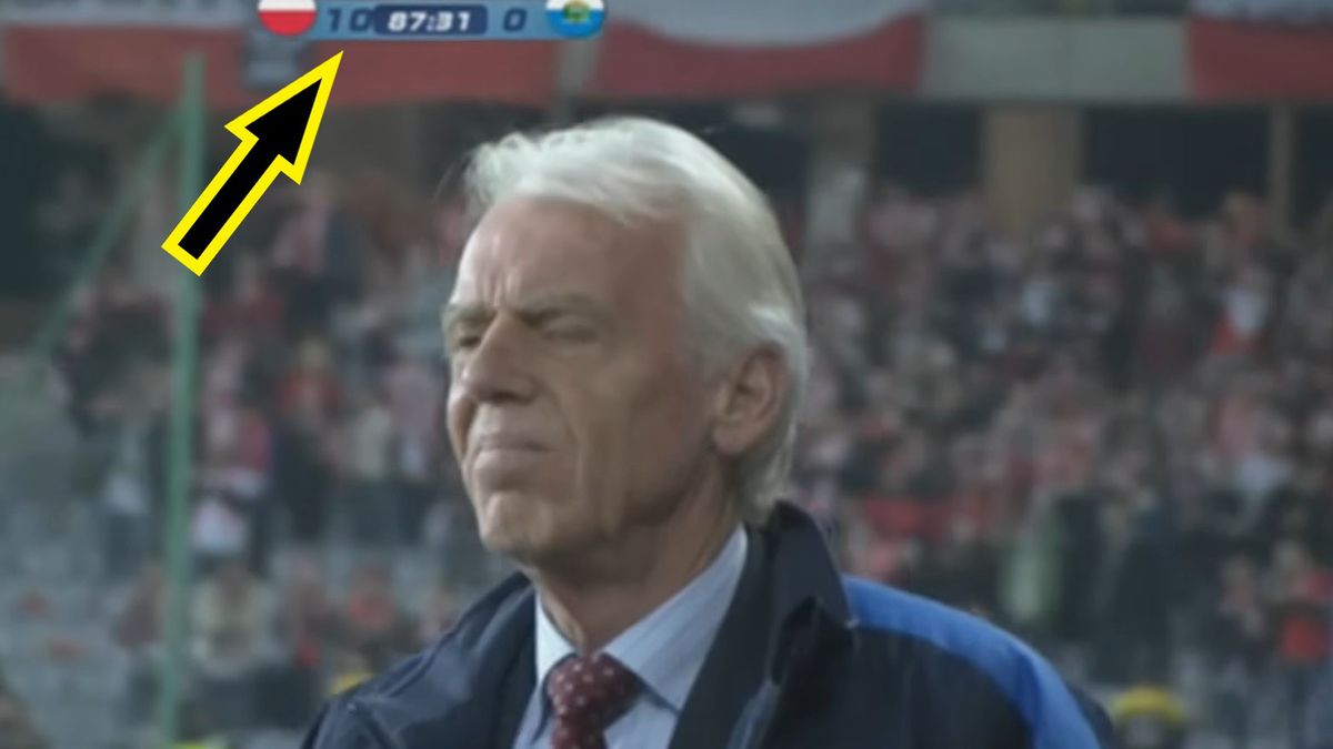Na zdjęciu: Leo Benhakker podczas meczu Polska - San Marino (10:0)