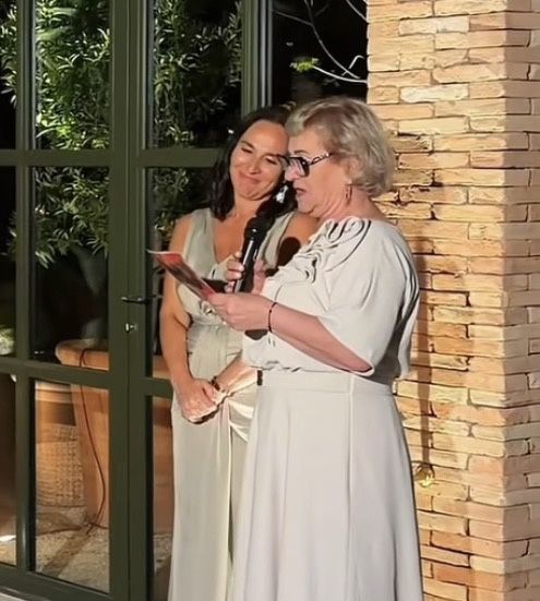Mama Klaudii Halejcio wygłosiła przemowę śłubną