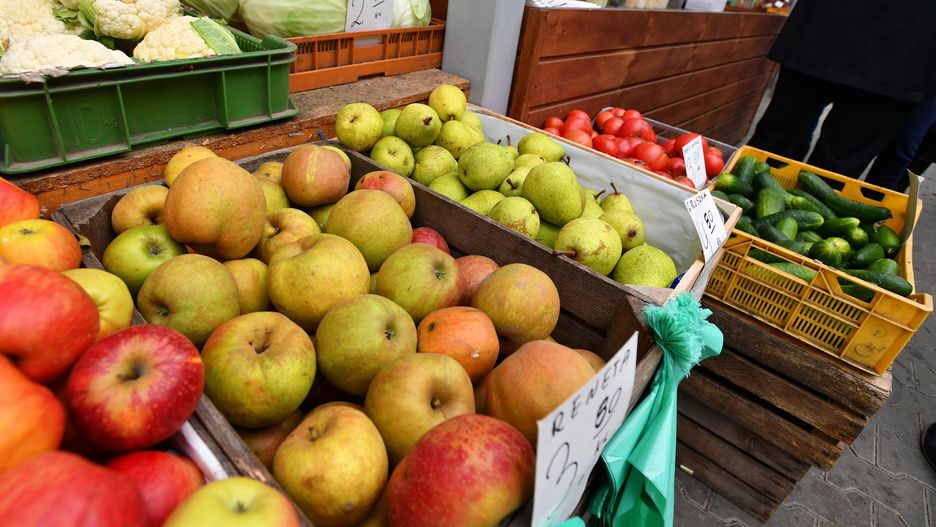 Rynek
Szczecin, 11.10.2019.  Sprzeda� warzyw i owoc�w na rynku. (mb/awol)  PAP/Marcin Bielecki
Marcin Bielecki
bazar, handel, jab�ka, owoce, rynek, sprzeda�, warzywa