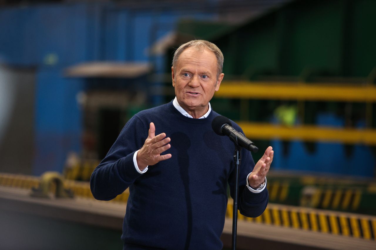Donald Tusk w Piotrkowie Trybunalskim