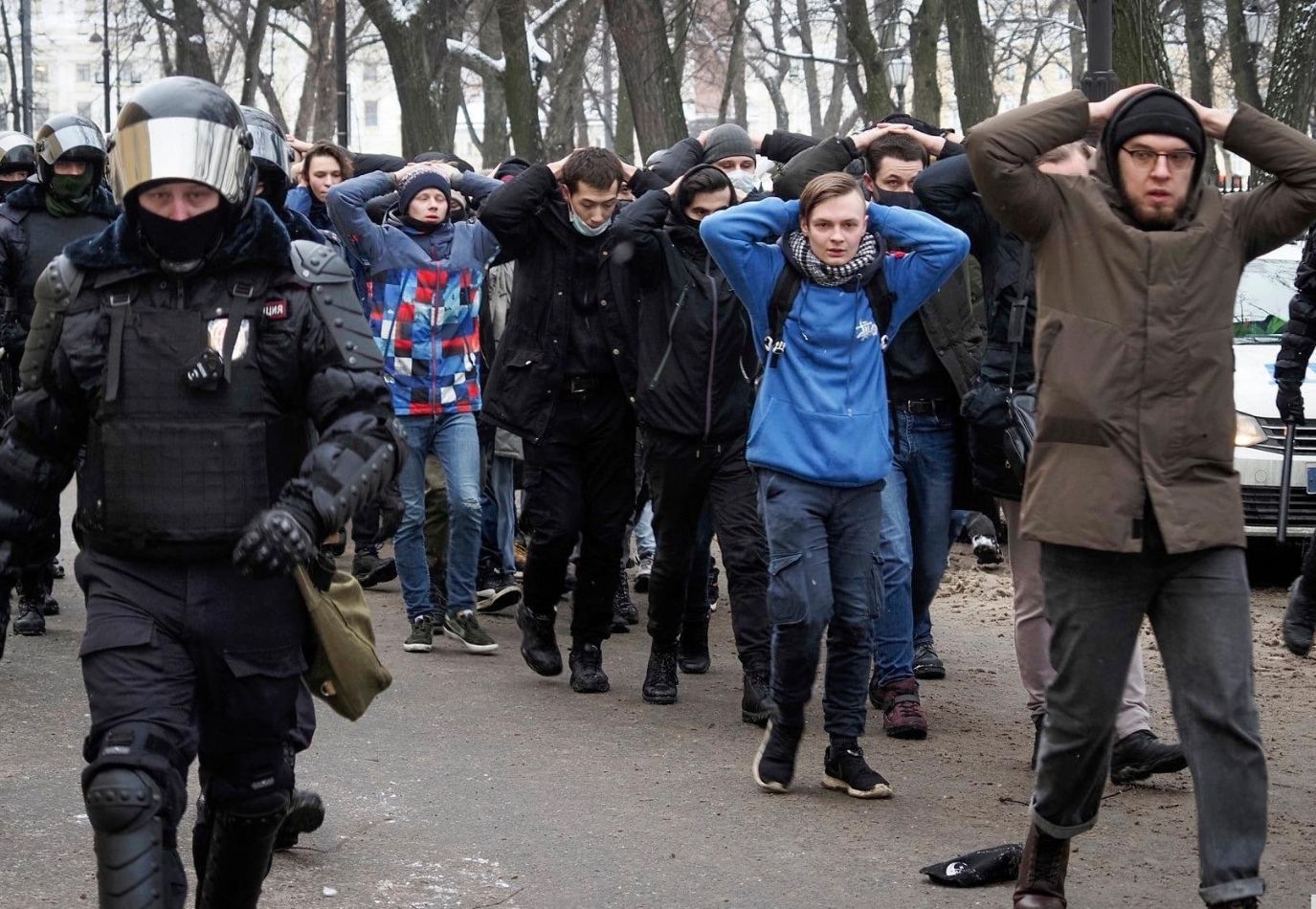 Sprawa Nawalnego. Zdjęcia z Petersburga na ustach Rosji