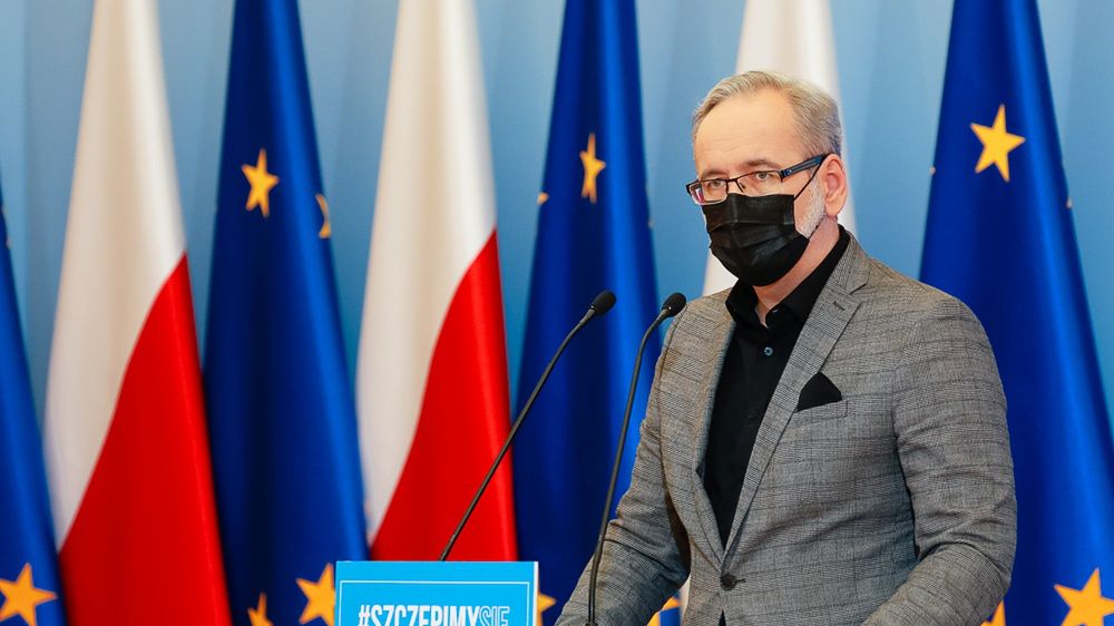 minister zdrowia Adam Niedzielski