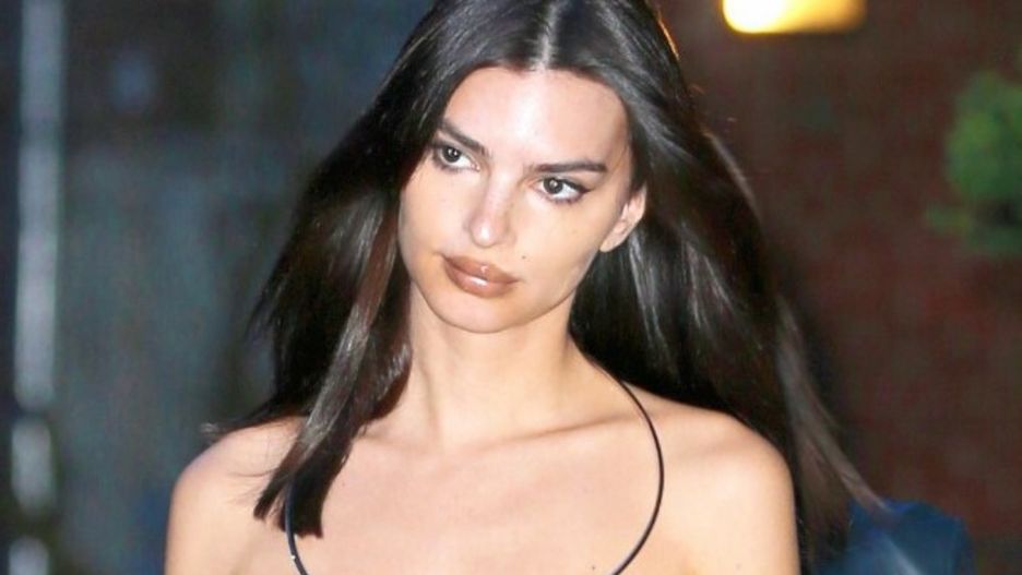 Emily Ratajkowski została sfotografowana w wieczorowej stylizacji 