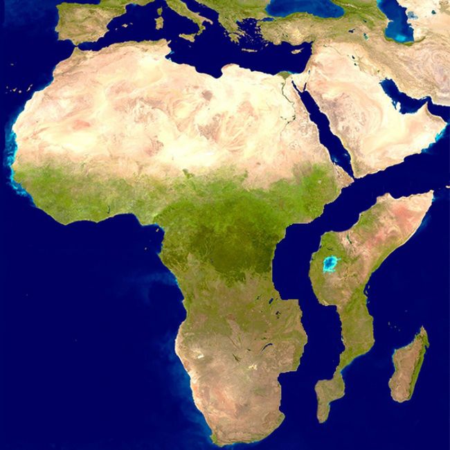 Probable appearance of Africa in several million years