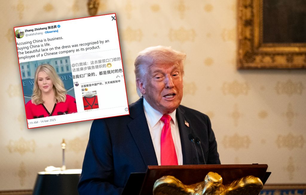 Rzeczniczka Donalda Trumpa nazwana hipokrytką. Miała sukienkę "made in China"?