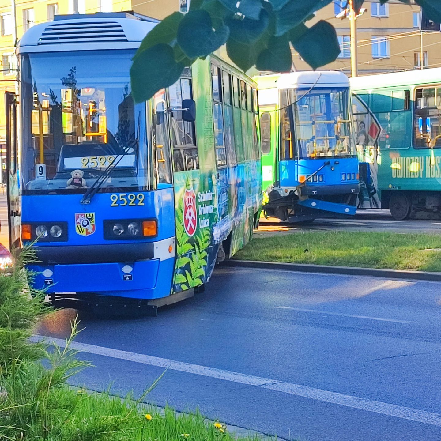 Wypadek na pl. Legionów we Wrocławiu 