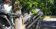 Ciężarówka uderzyła w drzewo. O krok od tragedii na krajowej 60-siątce w powiecie płockim!