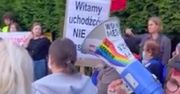 Warszawa. Solidarni z uchodźcami. Protestowali przed siedzibą Straży Granicznej