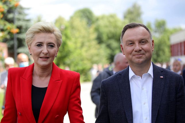 Walentynki 2021. Andrzej Duda i Agata Kornhauser-Duda