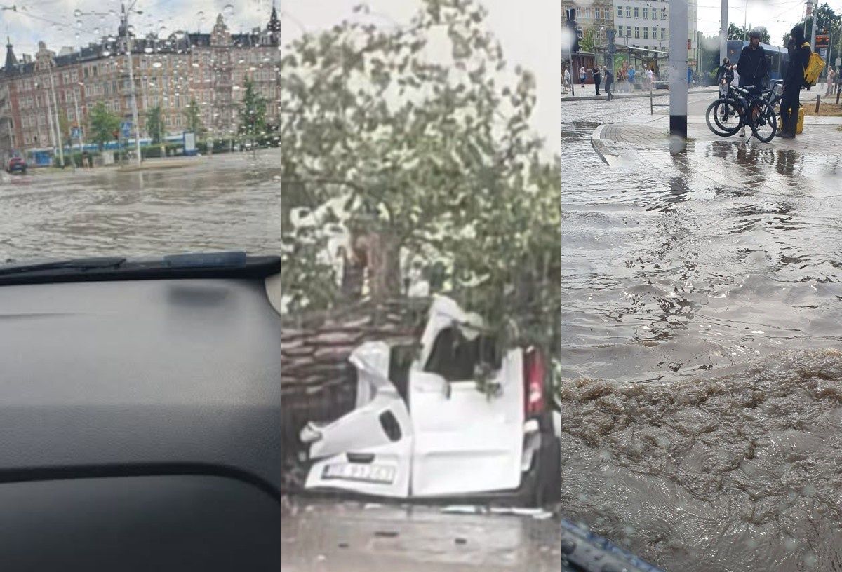 Wrocław w obliczu burzy: Ulewa i chaos w mieście
