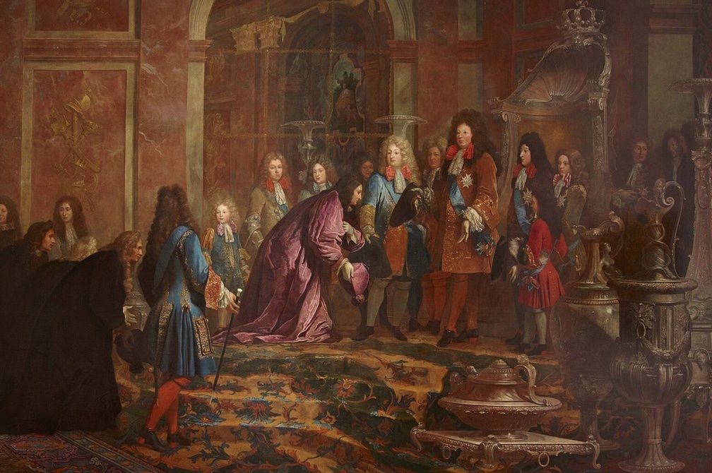 Ludwik XIV w Wersalu