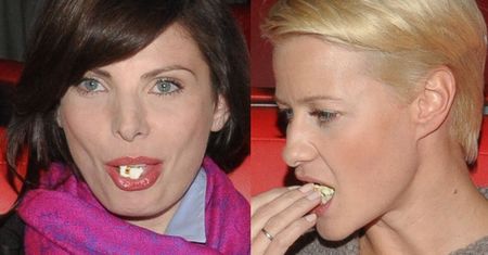 Dygant i Kożuchowska jedzą popcorn...