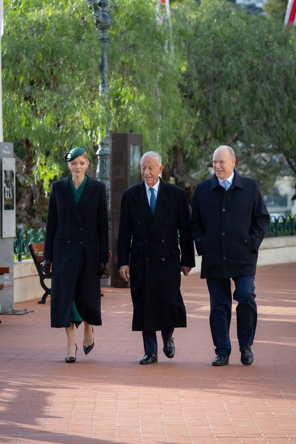 Księżna Charlene i książę Albert II