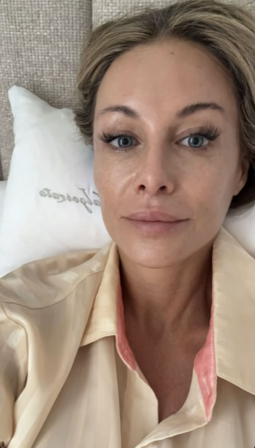 Małgorzata Rozenek nadaje z łóżka BEZ MAKIJAŻU