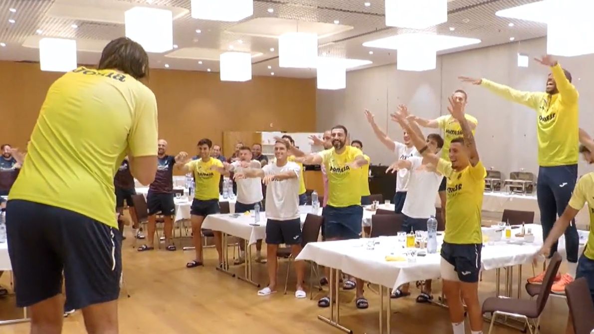 Ben Brereton Diaz na chrzcie w Villarrealu