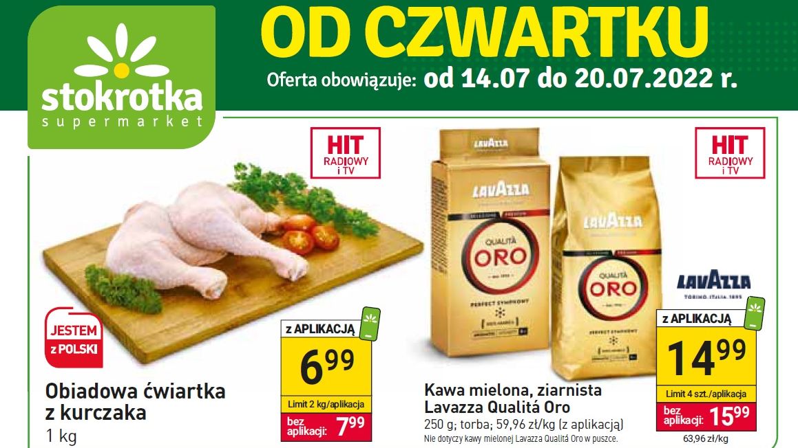Stokrotka gazetka promocyjna od czwartku 14 lipca [14.07 22]