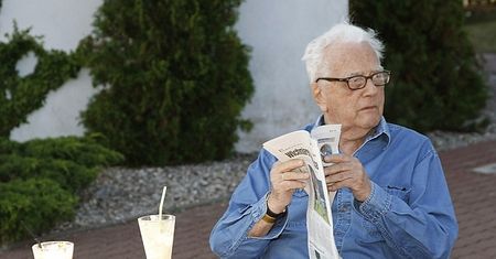 Łapicki przewrócił się na ulicy!