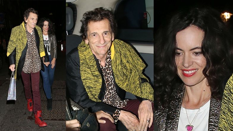 74-letni gitarzysta The Rolling Stones spaceruje nocą po Londynie z młodszą o 30 lat żoną (ZDJĘCIA)