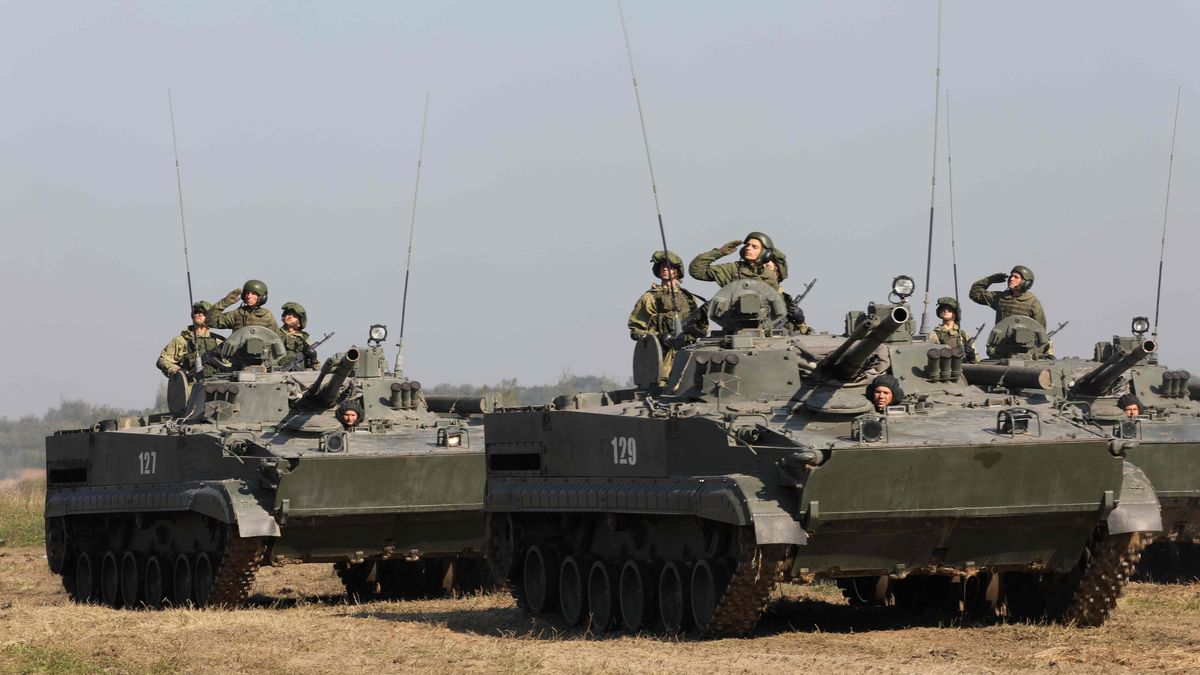 Rosja rozpoczęła ćwiczenia wojskowe w Kaliningradzie. Na zdjęciu: manewry z 9 września 2021 roku