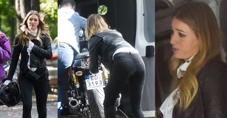 Smutna Zawadzka oddaje motocykl do naprawy (ZDJĘCIA)
