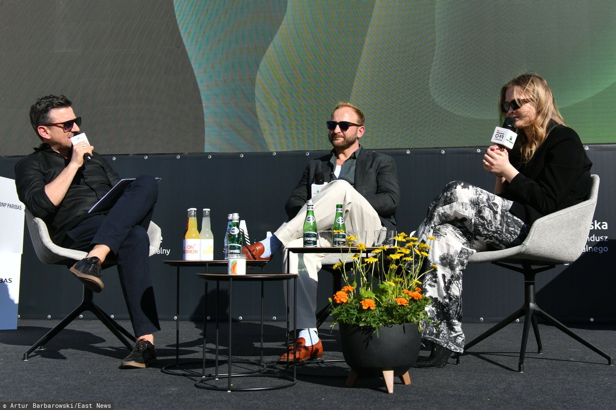 Borys Szyc z córką na festiwalu Mastercard OFF Camera w Krakowie