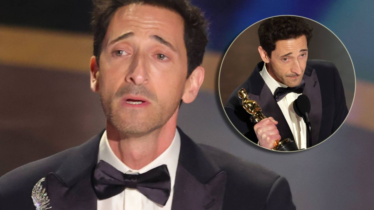 OSCARY 2025. Chcieli ściągnąć go ze sceny za naruszenie zasad. Wtedy Adrien Brody się rozkręcił