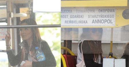 Marina jeździ tramwajem (FOTO)