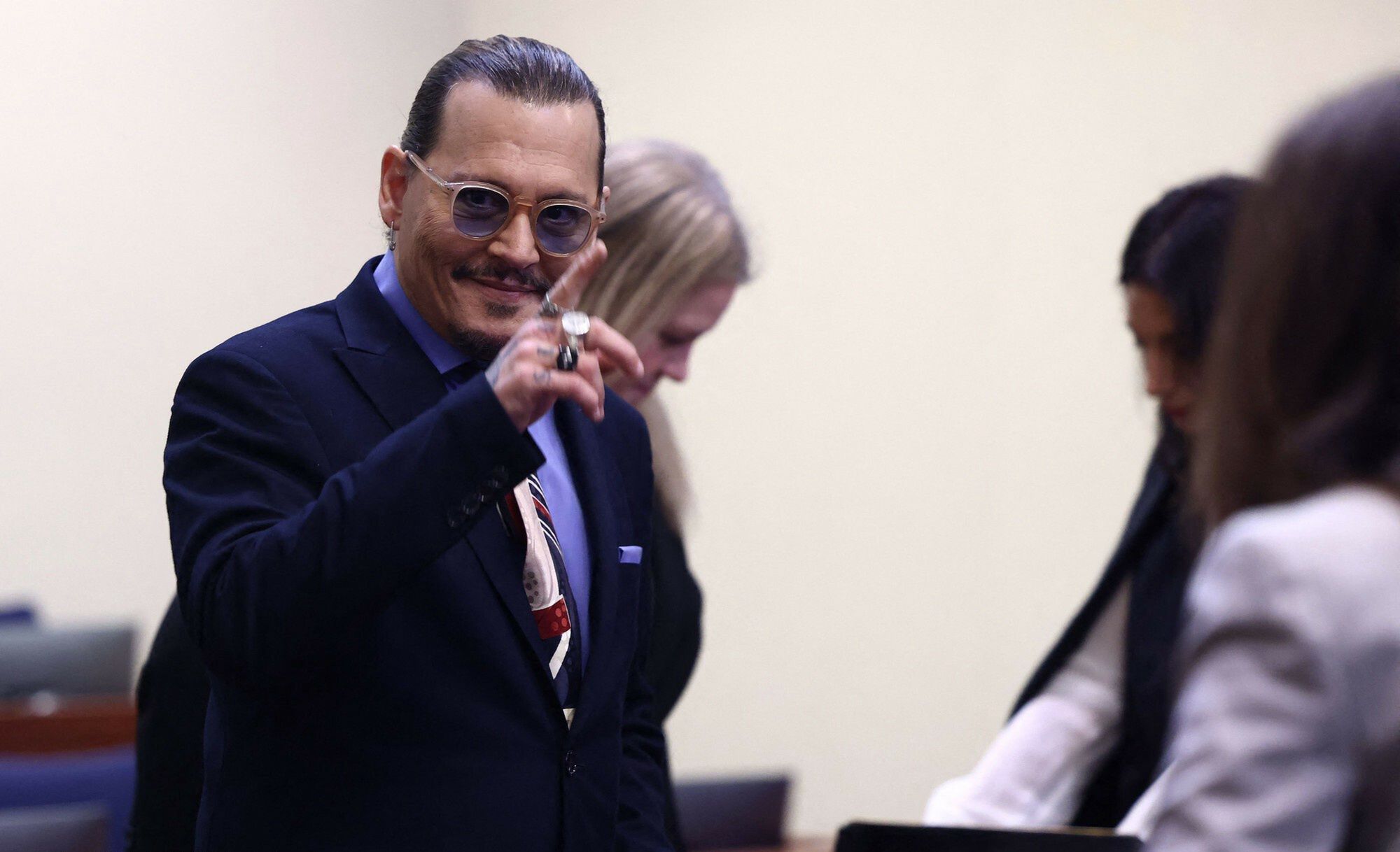 Johnny Depp na sali sądowej