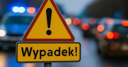 Czołowe zderzenie na "szesnastce". Kobieta w ciąży wśród trzech rannych
