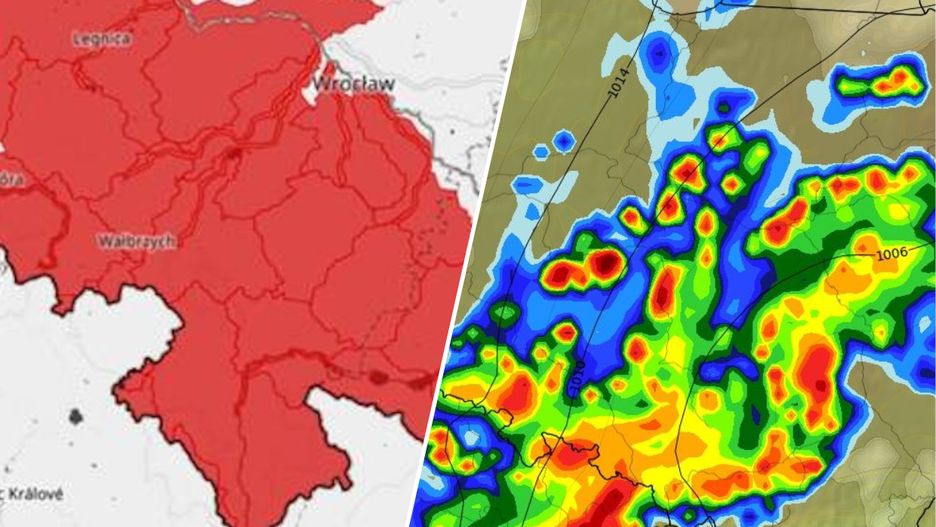 Intensywne opady deszczu nadciągają do Polski