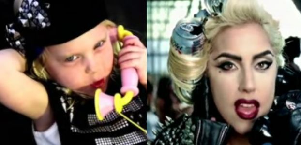 "Baby GaGa"! Mała dziewczynka parodiuje Lady GaGę...