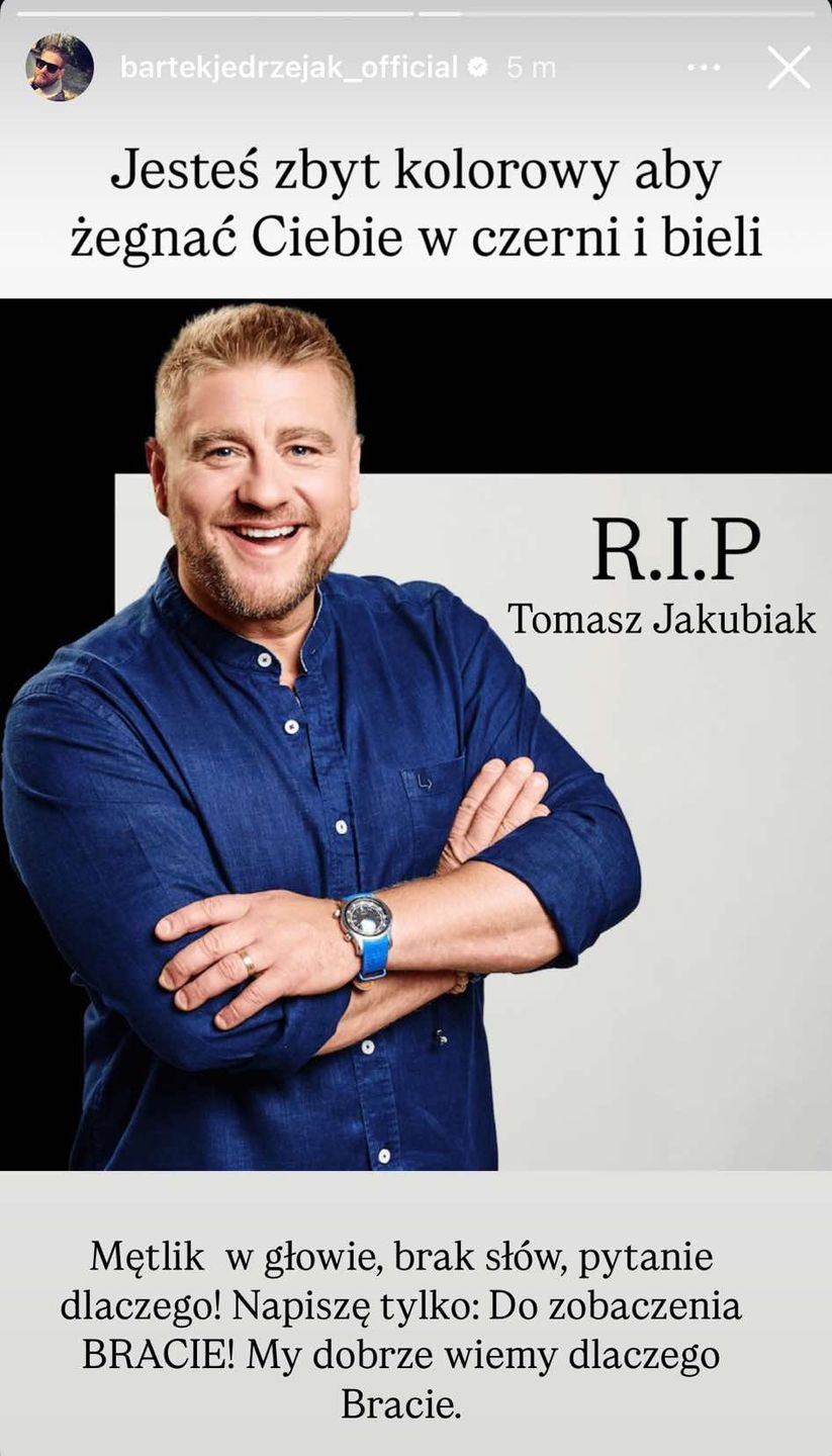 Tomasz Jakubiak pożegnany przez przyjaciół