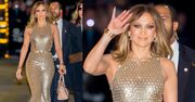 Jennifer Lopez w złotym kombinezonie!