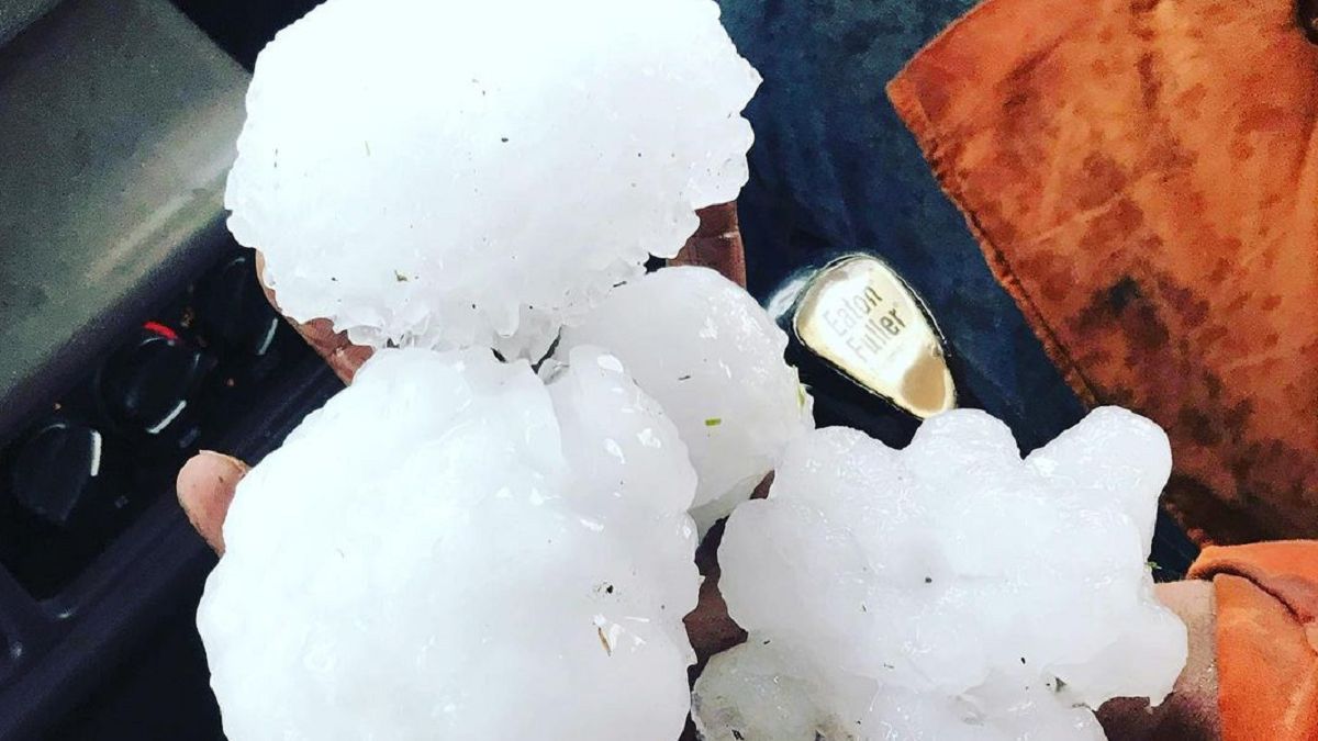 Potężny grad w Australii 