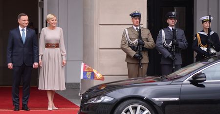 Andrzej Duda z żoną witają Williama i Kate! (ZDJĘCIA)