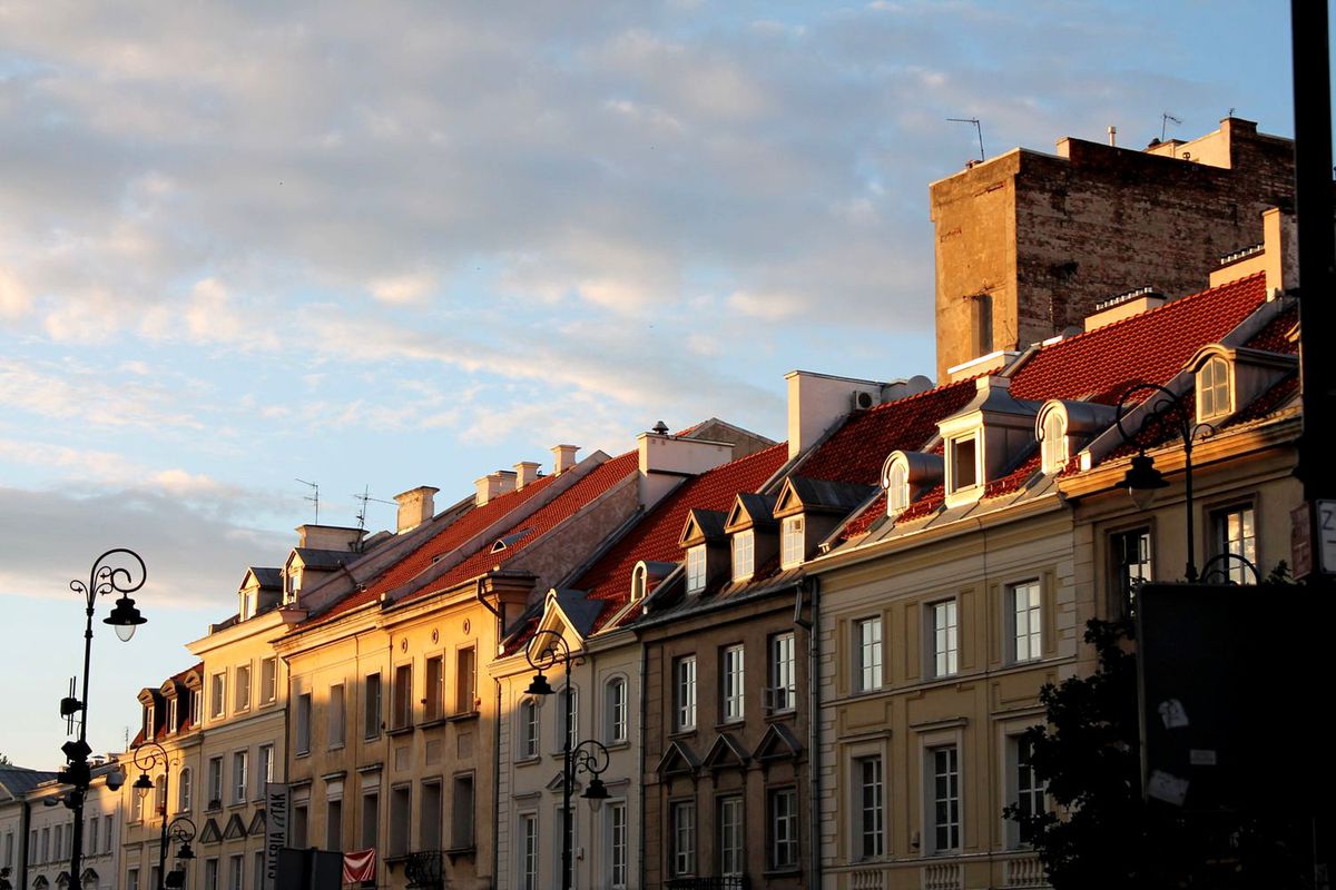 Fotostory: zachód słońca na Krakowskim Przedmieściu