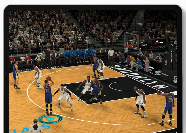 Gra "NBA 2K" na Apple iPad Pro