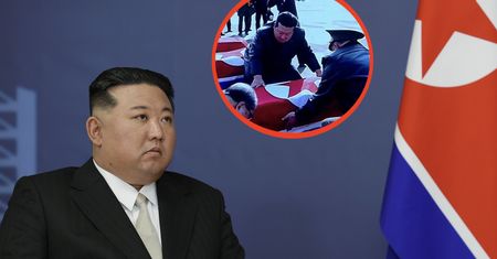 Kim zapłakał nad trumnami. Na uroczystość przyjechali Rosjanie