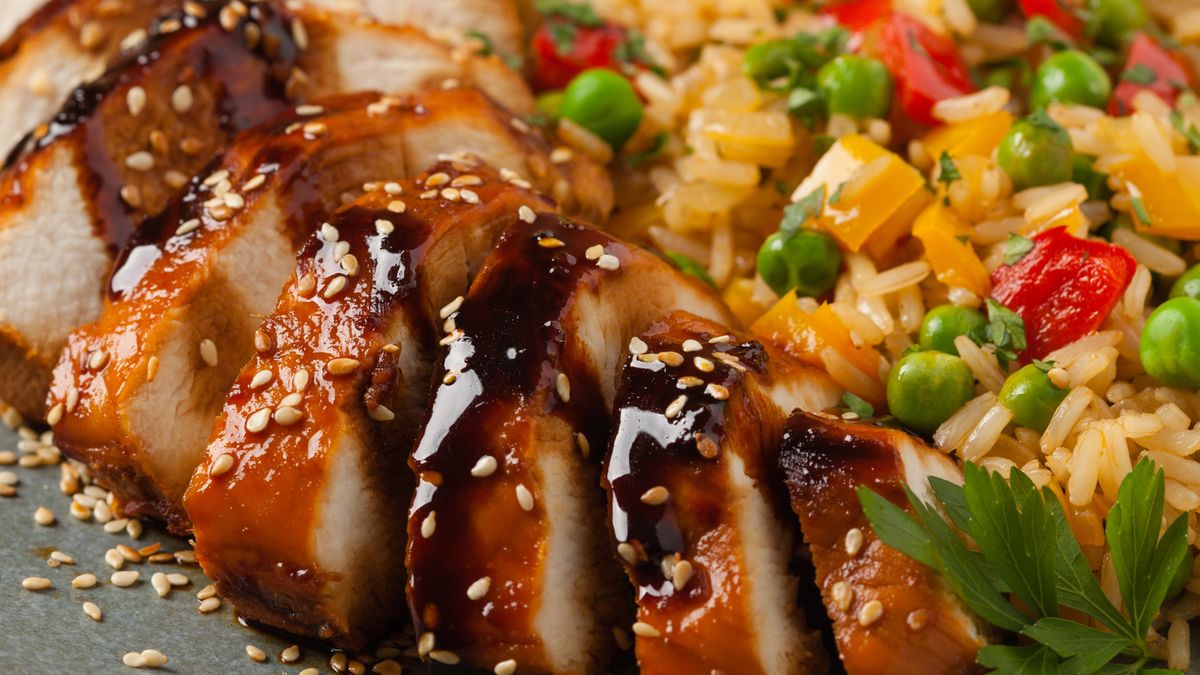 Kurczak char siu z piekarnika