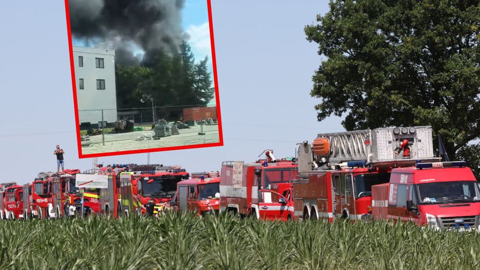 Pożar w Kędzierzynie-Koźlu