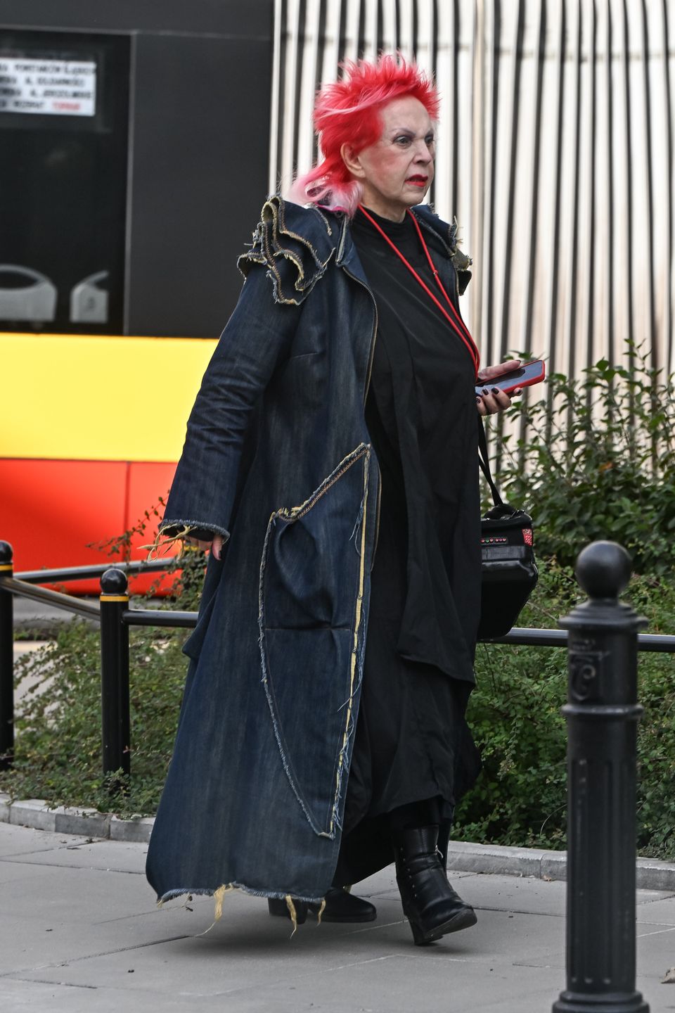 Krystyna Mazurówna "przyłapana" na ulicach Warszawy