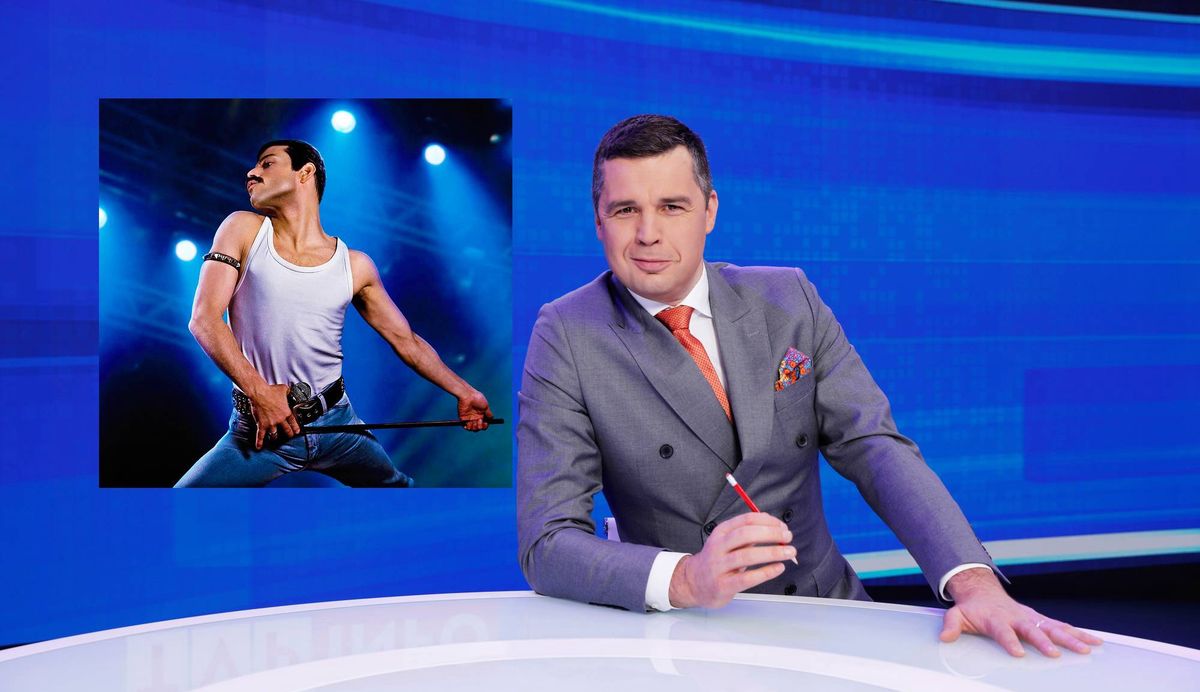Michał Rachoń poprowadził debatę po emisji "Bohemian Rhapsody" w TVP