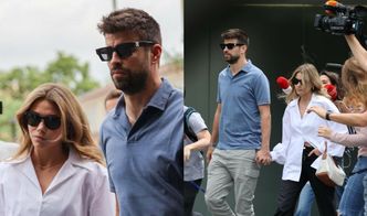 Gerard Pique i Clara Chia Marti pojawili się przed sądem. Piłkarz miał usiłować przejechać fotografa i mu grozić (ZDJĘCIA)